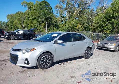 2015 Toyota Corolla S из США, поврежденный, VIN 2T1BURHE7FC420838